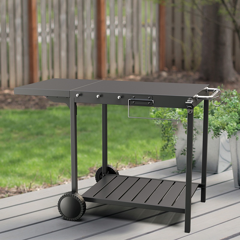Oversized Grill Table with Pizza Topping Station