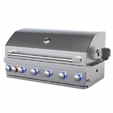 Luxury Full Stainless Steel Build-in Gas Grill 6 Burner with Infread Rear Burner