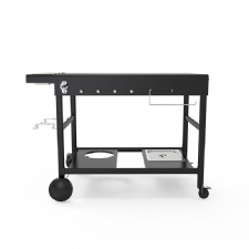 Oversized Grill Table with Pizza Topping Station